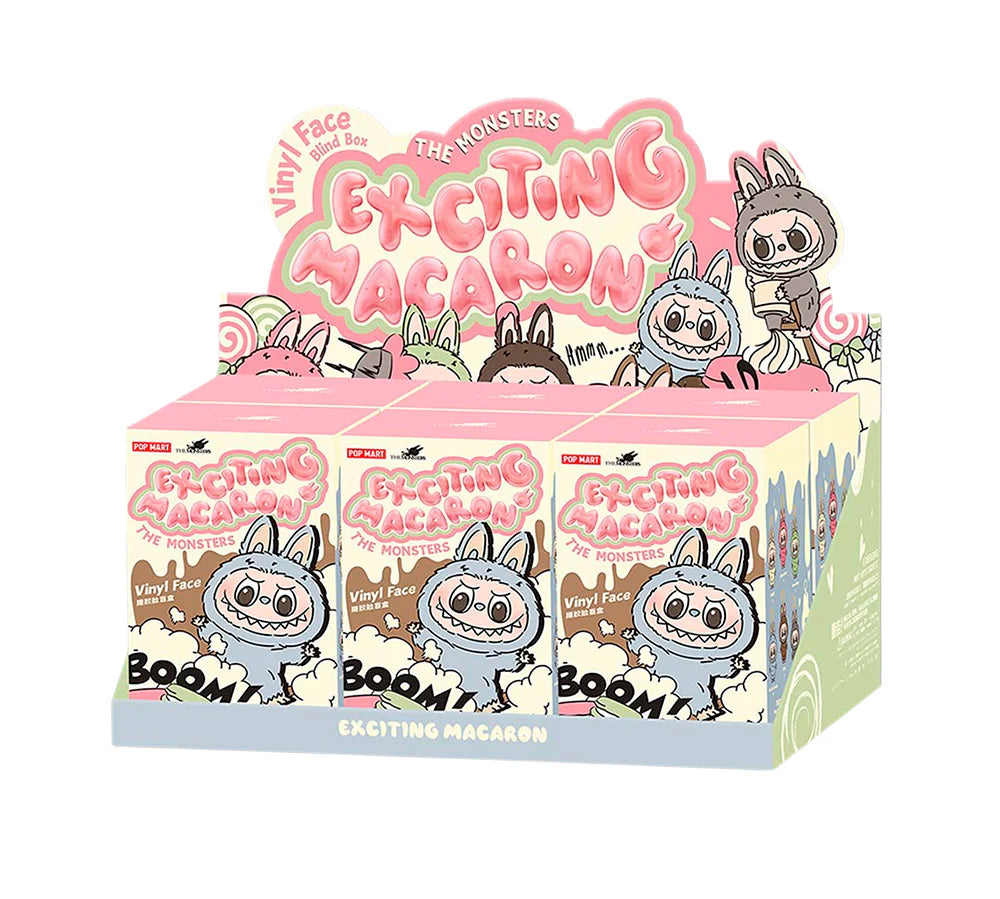 POP MART LABUBU 'THE MONSTERS' - EXCITING MACARON VINYL PLUSH BLIND BOX