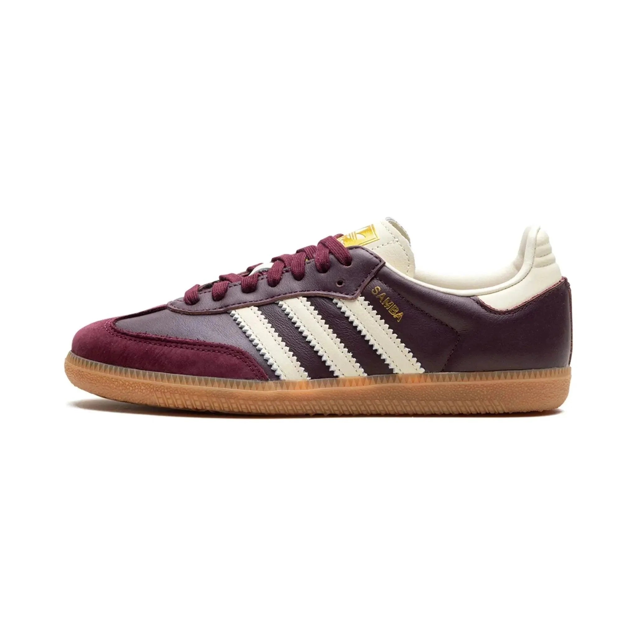 ADIDAS SAMBA OG - MAROON GOLD METALLIC