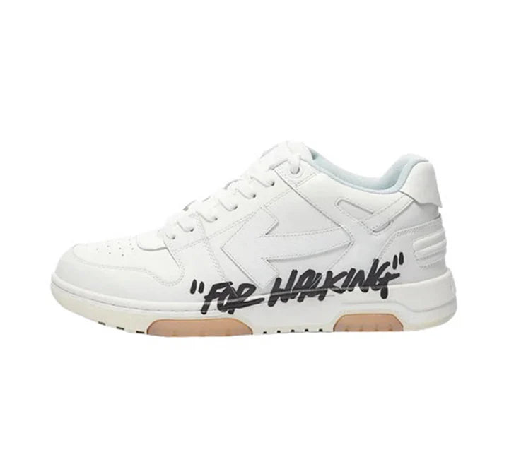 OFF-WHITE OUT OF OFFICE OOO LOW TOPS - FOR WALKING WHITE BLACK
