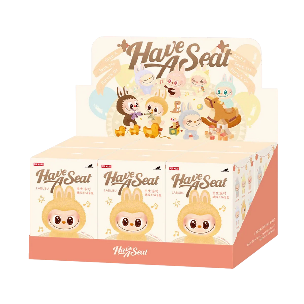 POP MART LABUBU 'THE MONSTERS' - HAVE A SEAT VINYL PLUSH BLIND BOX