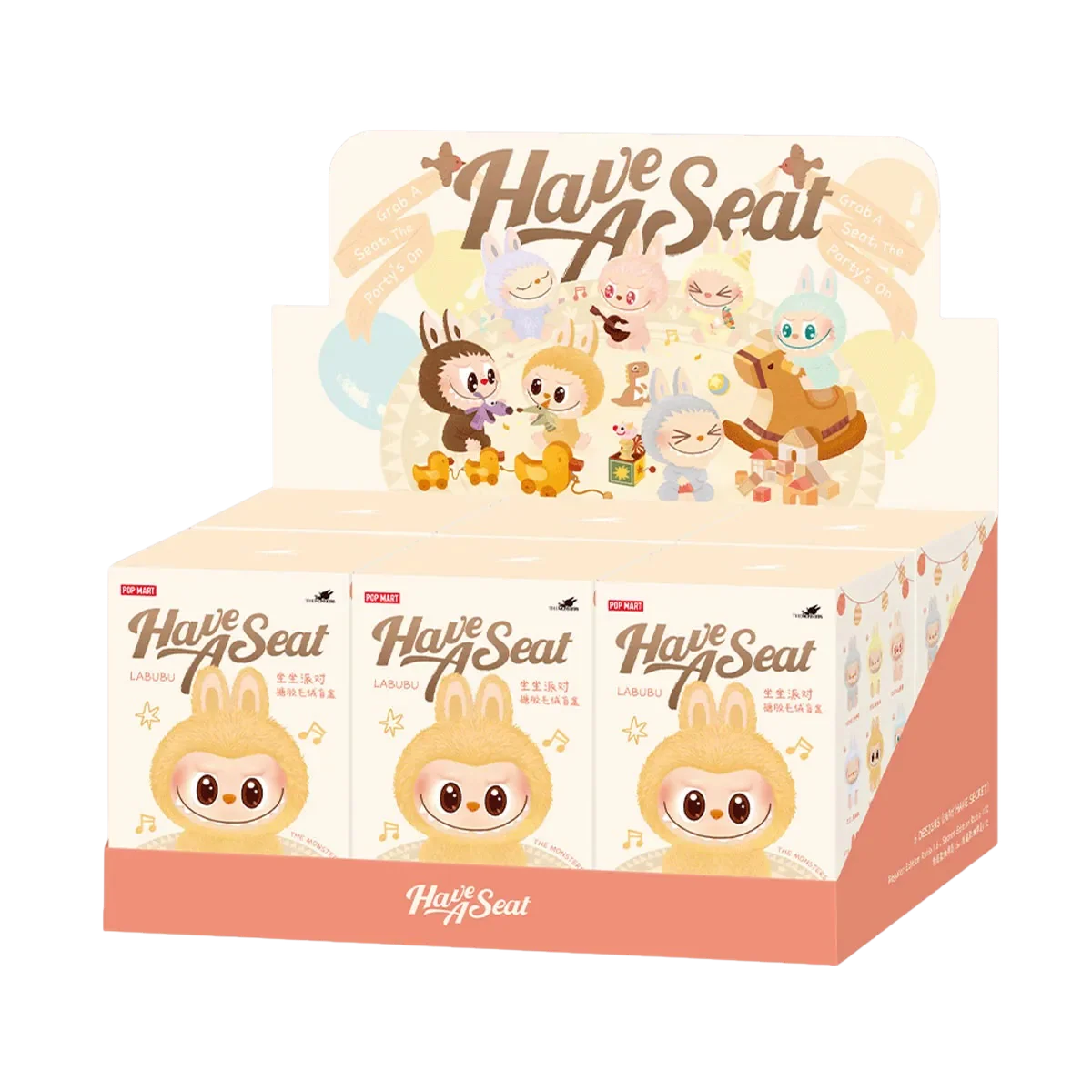 POP MART LABUBU 'THE MONSTERS' - HAVE A SEAT VINYL PLUSH BLIND BOX