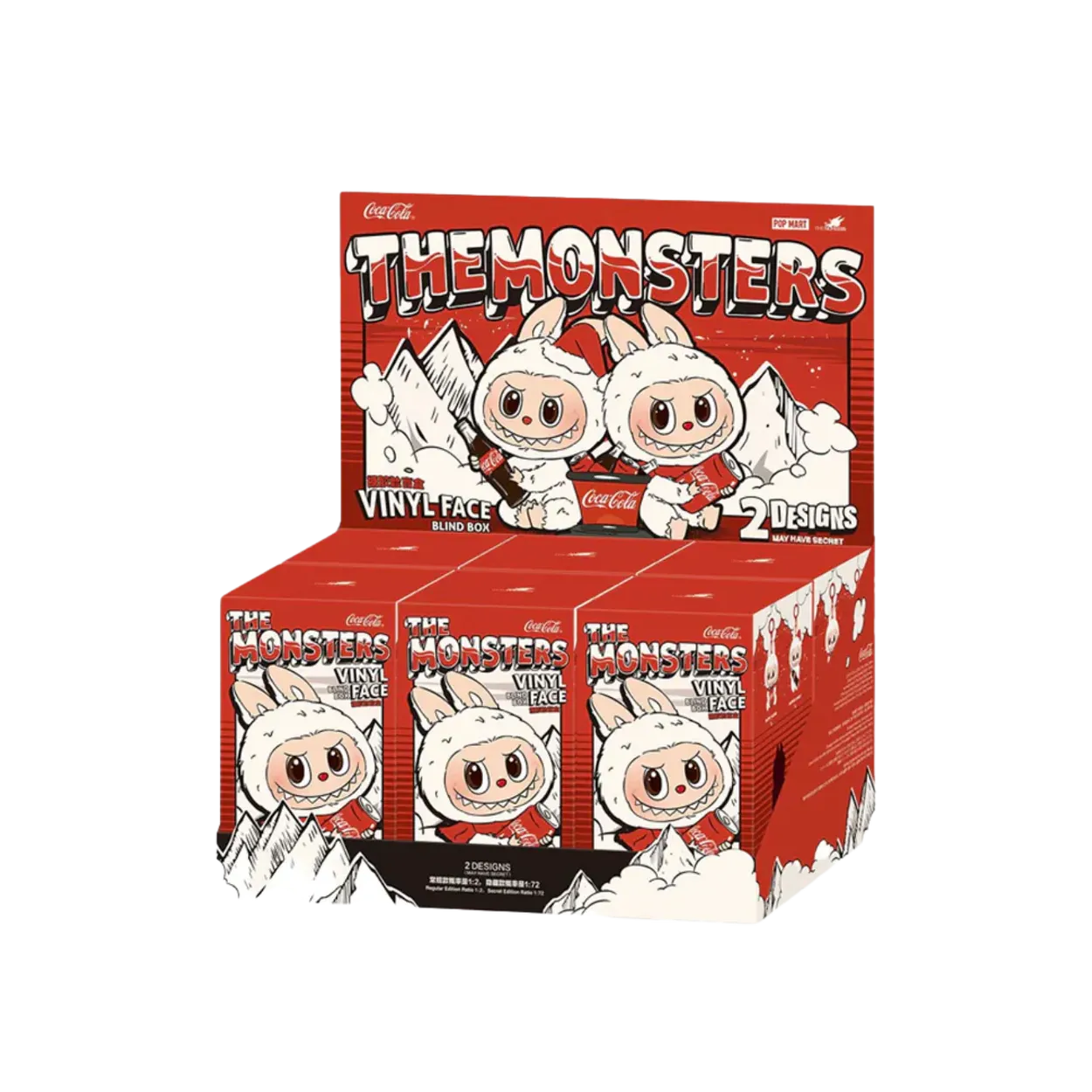 POP MART LABUBU 'THE MONSTERS' - COCA COLA SERIES VINYL FACE BLIND BOX