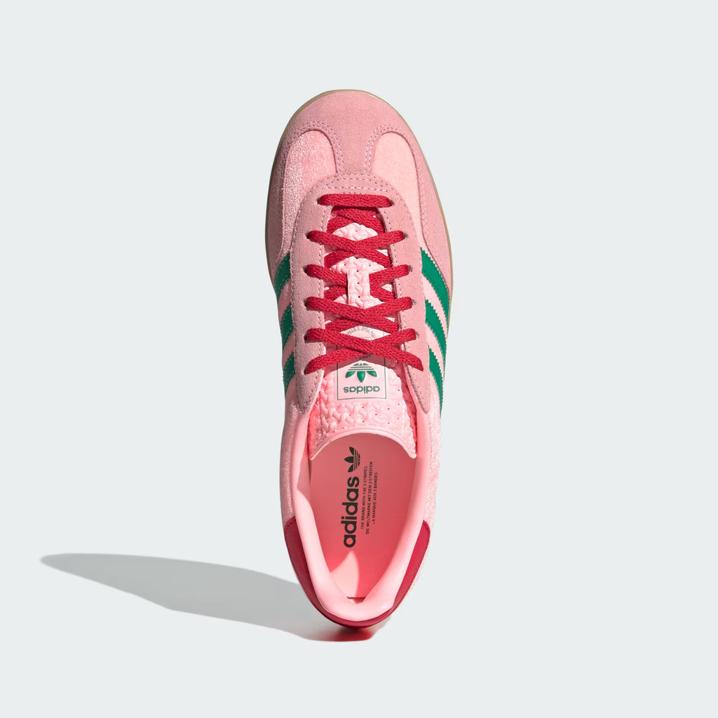 ADIDAS GAZELLE - COURT GREEN GLOW PINK