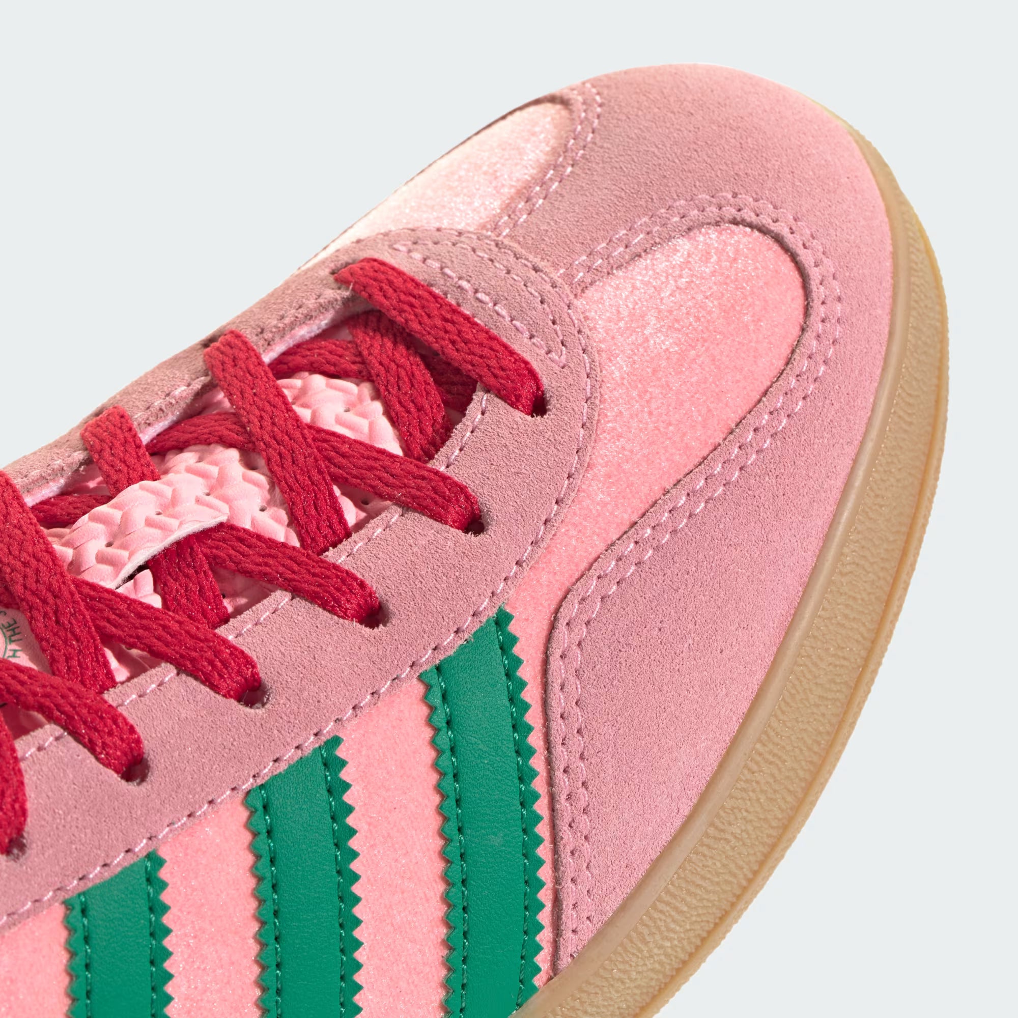 ADIDAS GAZELLE - COURT GREEN GLOW PINK