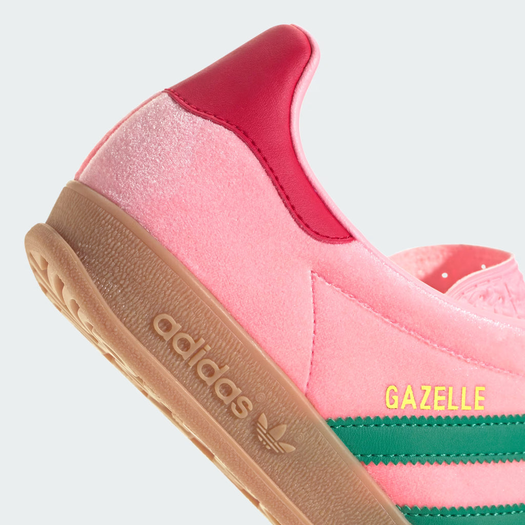 ADIDAS GAZELLE - COURT GREEN GLOW PINK