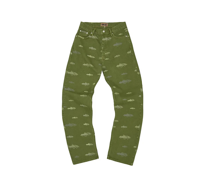 CORTEIZ JEANS ALCATRAZ  PATTERN DENIM - KHAKI