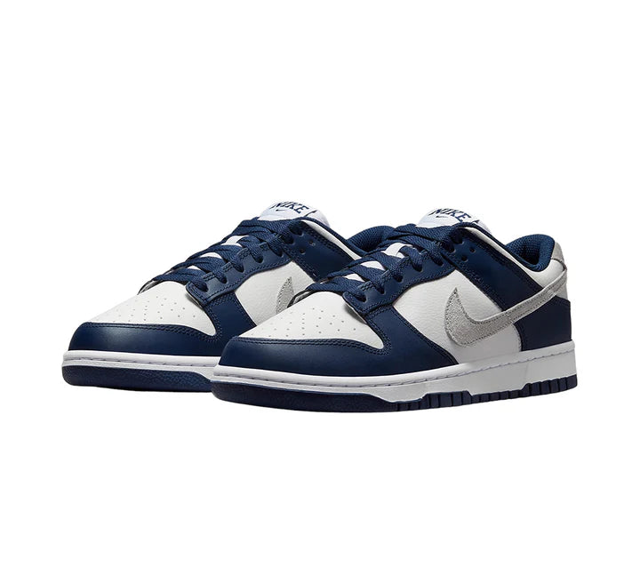NIKE DUNK LOW - SUMMIT WHITE MIDNIGHT NAVY