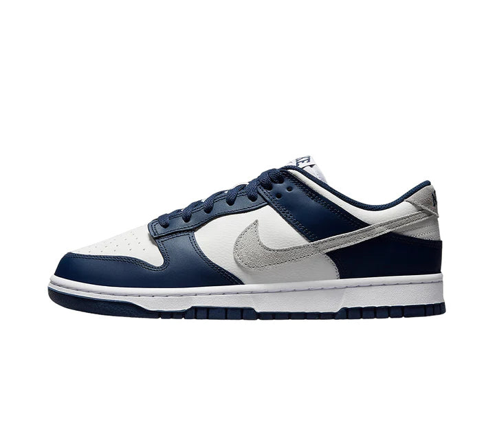 NIKE DUNK LOW - SUMMIT WHITE MIDNIGHT NAVY
